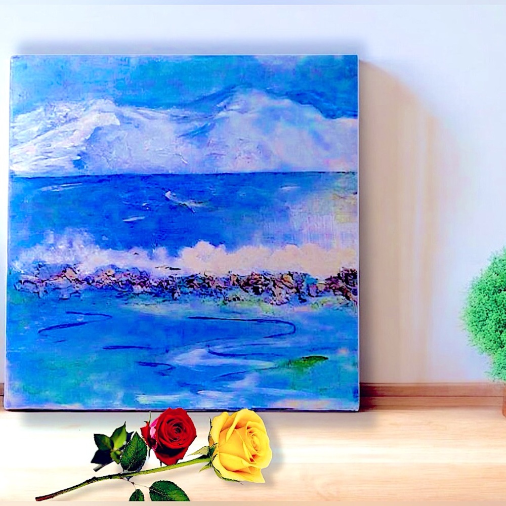 Acrylic, painting canvas
